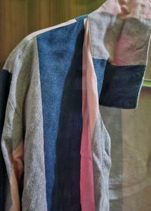 Striped Button-Down Shirt