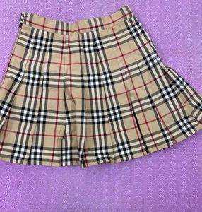 Burberry Plaid Mini Skirt