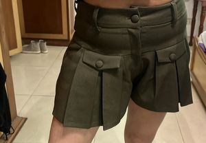 Olive Green Skorts