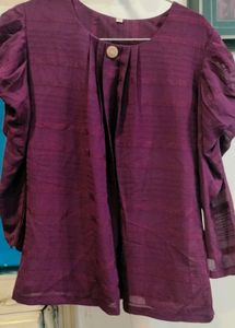Elegant Purple Top