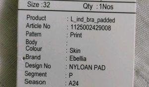 Ebillia Paded Bra