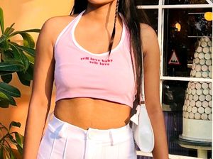 Newme cute Pink top