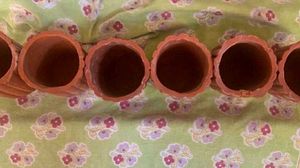 Set Of 6 Terracotta Cups/Holders