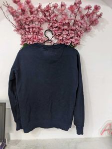 Blue Round Neck Sweater