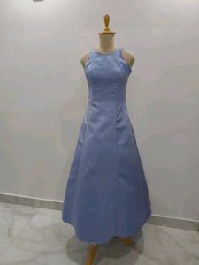 Elegant Blue Maxi Dress