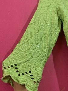 Chikankari Kurti With Pant