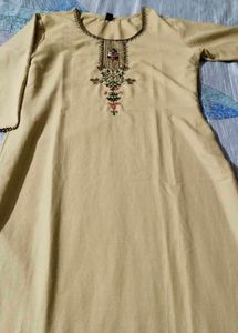 Kurta Set With Organza Dupatta