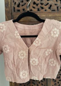 Brand New Designer Mirror Embroidered Blouse