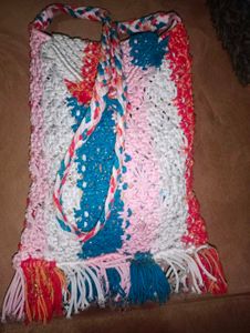 Handmade Crochet Sling Bag (handmade)