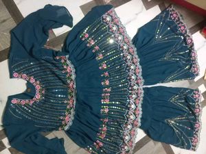 Elegant Kurta Set blue