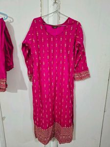 Beautiful Pink Kurta Set..