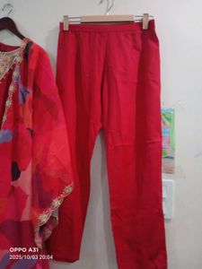 Beautiful Kurta Set With Organza Dupatta