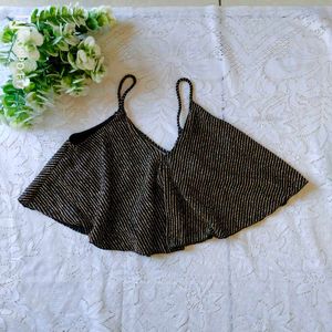 Black Golden Glittery Top 🖤✨