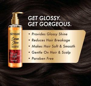 Streax Serum Shine Shampoo + Bracelet Clutch Free