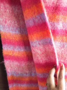 Pink Wool Muffler