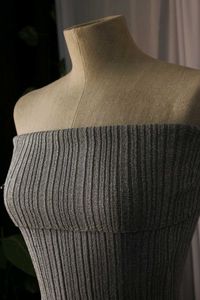 Bershka Silver Tube Top