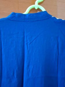 Elegant Blue Embroidered Kurta