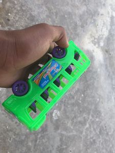 Toy Double Decker Bus green