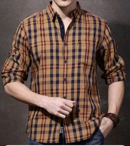 Roadster Brown Checkered Shirt