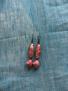 Hand-Made Pink Earrings Sale