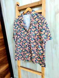 Floral  Shirt Size-40