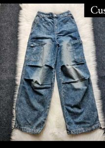 H&amp;M Denim Baggy Jeans.
