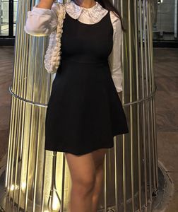 Black Sleeveless Mini Dress