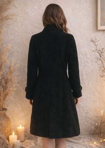 Elegant Black Trench Coat