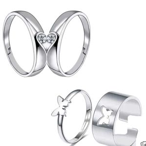 Lock &amp; Key Couple Rings