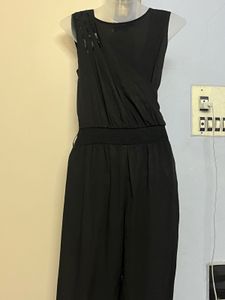 Vero Moda Branded Black Jumpsuit - Size L
