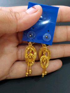 Gold Dangle Earrings