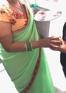 Beautiful Green Colour Saree