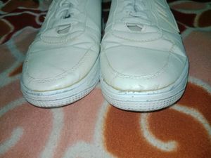 Men White Shoes Sneakers Uk 8