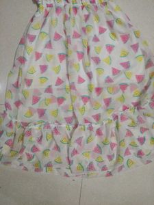 Cute Watermelon Print Dress