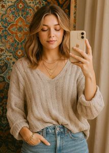 Pinterest Oversized Crochet Top B