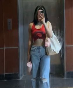 🍒Red Graphic Print Tank Top 🍒