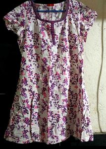 Floral Print Tunic Dress