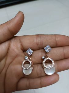 Elegant Diamond Dangle Earrings