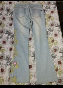 Embellished Flare Jeans