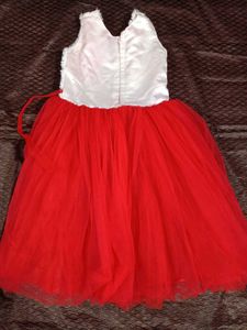 Red &amp; White Party Dress