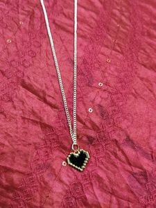 Pixel Heart Pendant Necklace