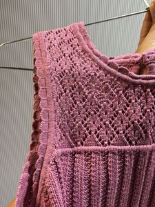 Mauve Knit Crop Tank Top