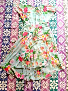 Floral Print Midi Dress