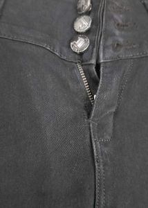 Black Denim With Cutout Size 28