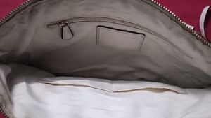 Coach Kelsey Cream Leather Crossbody Bag