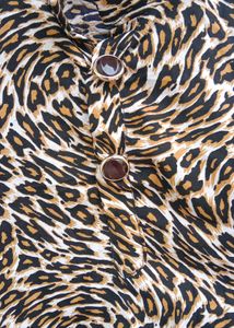 Stylish Animal Print Short Kurti