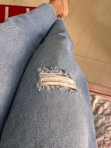 Relaxed Fit Blue Jeans