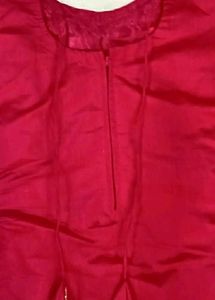 Lovely Embroidery Red Churider Black Patiala Pant