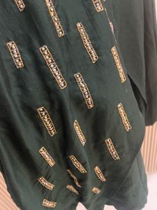 Women’s One Piece Dark Green Long Gown