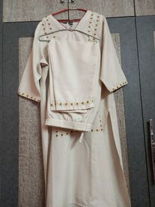 Elegant Embroidered Kurta Pant Set